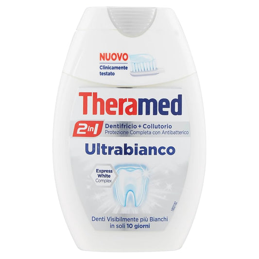 Theramed Non Stop Weis 2 in 1 Pasta do Zębów 75 ml
