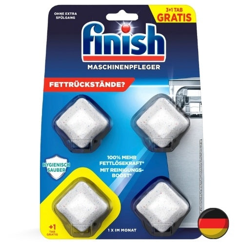 Finish Tabletki do Czyszczenia Zmywarki 3+1gratis