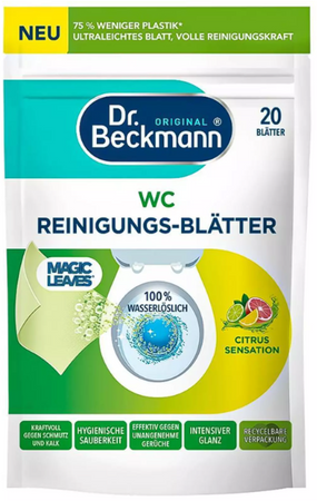 Dr. Beckmann Listki do Czyszczenia WC Citrus Sensacja 20 szt.