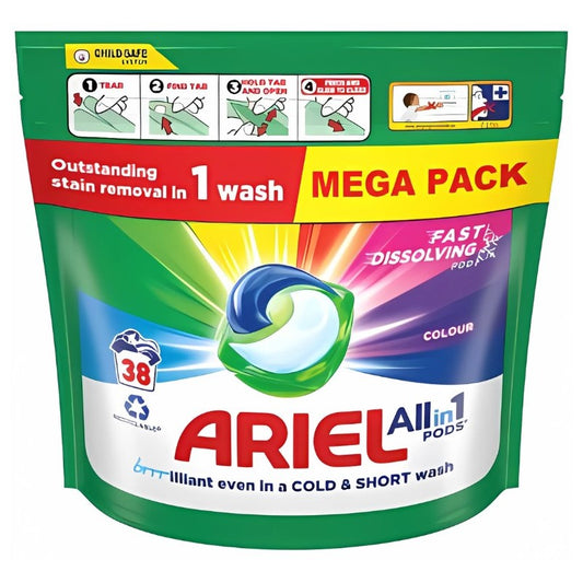 Ariel All in 1 Color Kapsułki do Prania 38 szt.