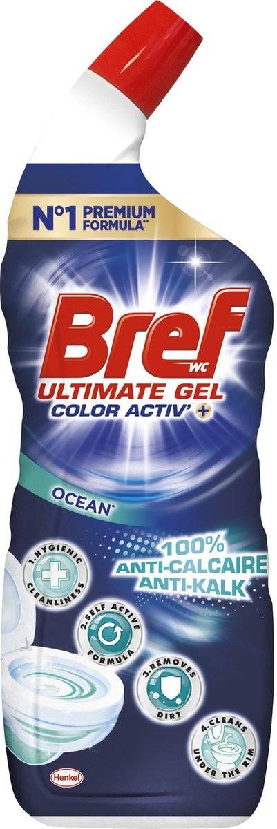 Bref Ultimate Gel Color Active + Ocean Żel  WC 700 ml