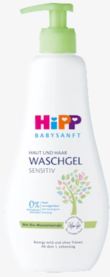 Hipp Babysanft Sensitiv Żel i Szampon do Mycia Niemowląt 400 ml